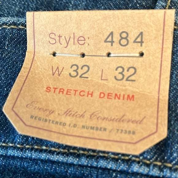 J. Crew: Blue Tapered Leg- Slim through hip & thigh- stretch jeans- 32x32 - Picture 5 of 16